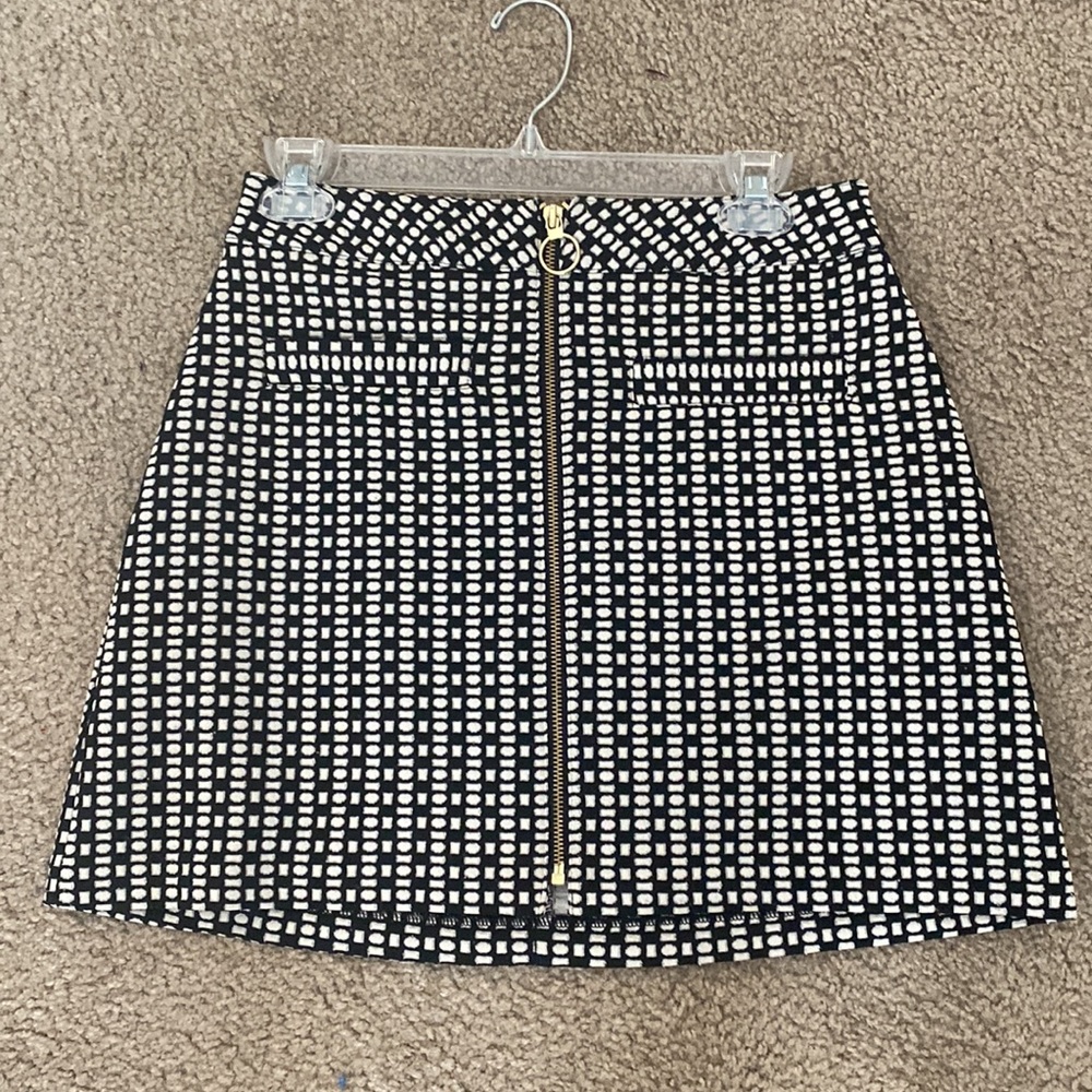 Express Black and White Skirt